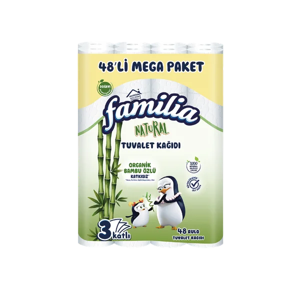 FAMİLİA TUVALET KAĞIDI NATURAL 3 KATLI 48 Lİ